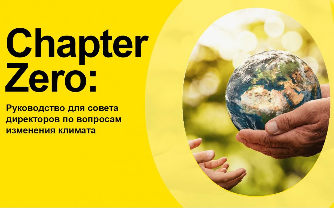 Chapter Zero: A climate change boardroom toolkit.